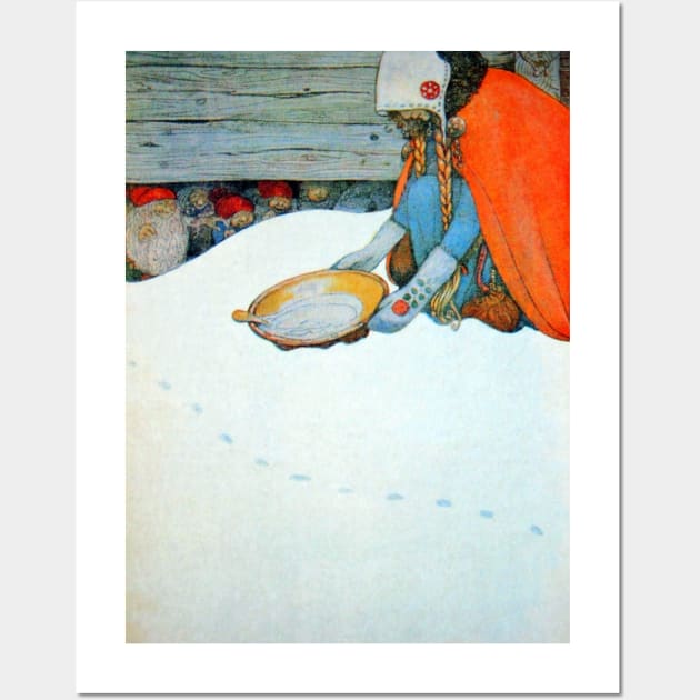 Christmas Eve Nissen - John Bauer Wall Art by forgottenbeauty